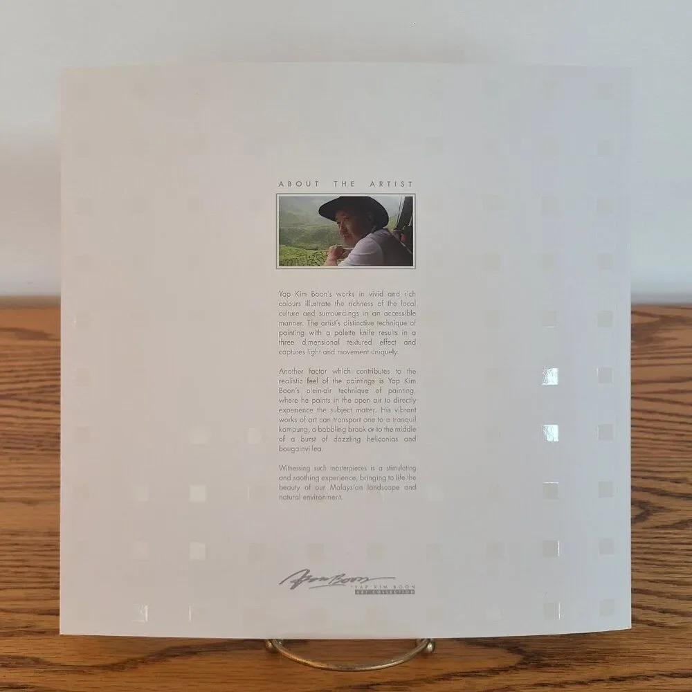 A Celebration of Life Through Nature By Yap Kim Boon Art Coffee Table Book Asia